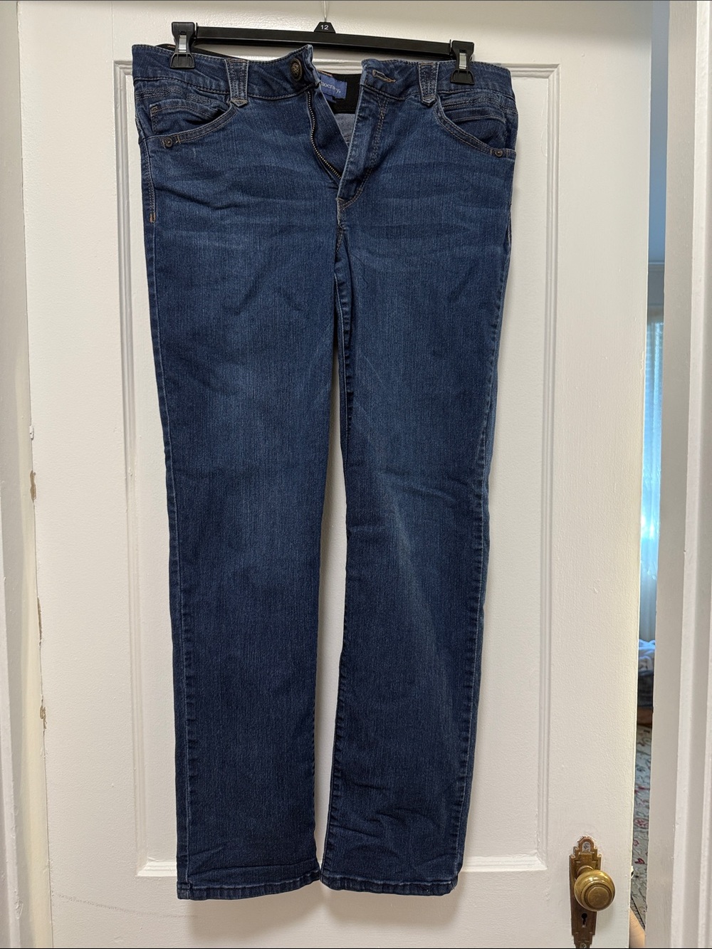 Democracy Straight-Leg Jeans in Dark Blue